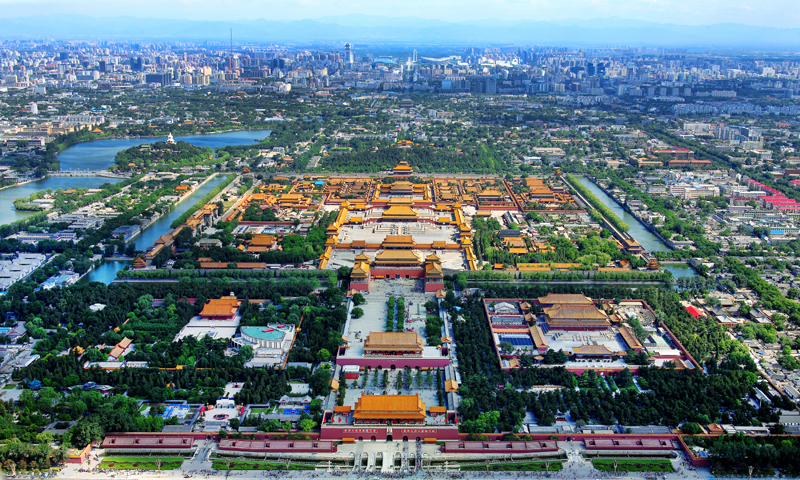北京有故宫,世界文化遗产,现存世界最大宫殿群,中华民族璀璨历史的