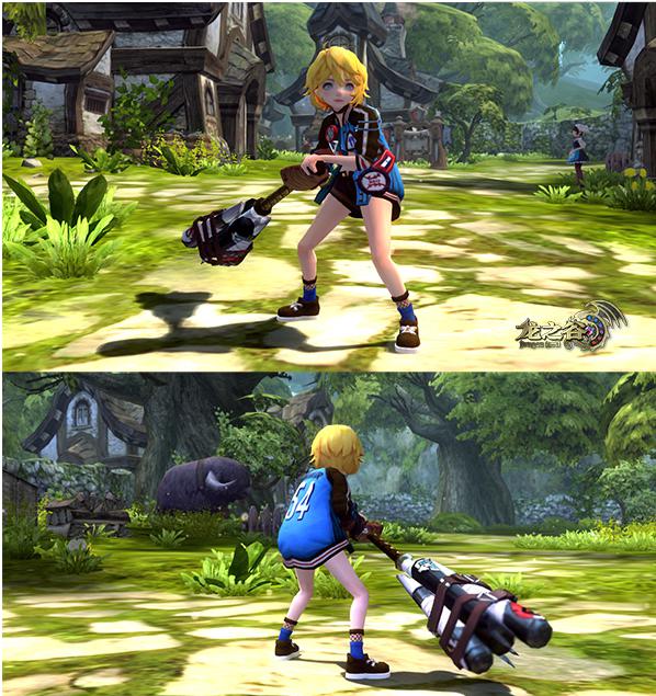 龙之谷新版的女战士好萌,不过本直男有些担心