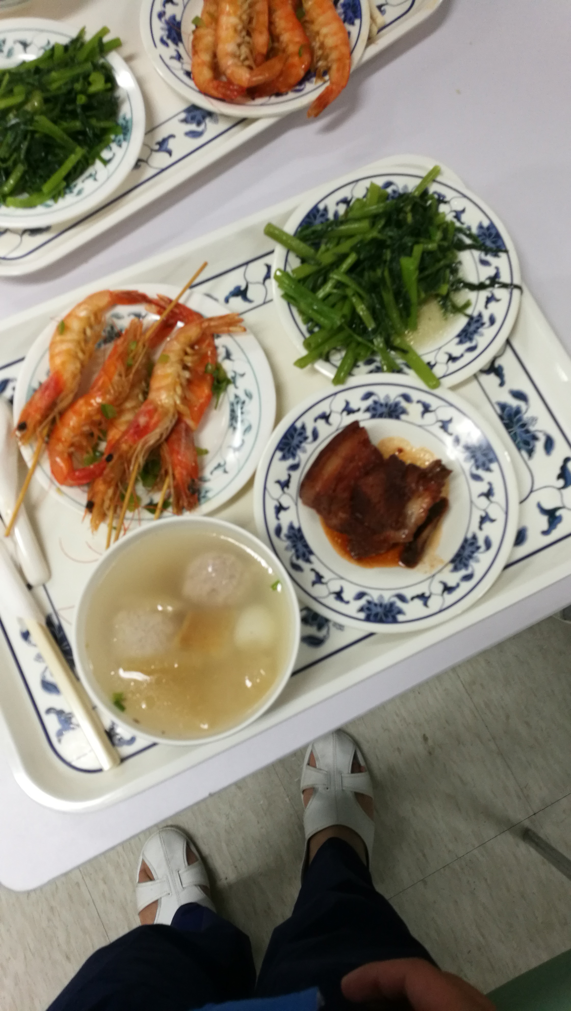 公司的工作餐什么水平?