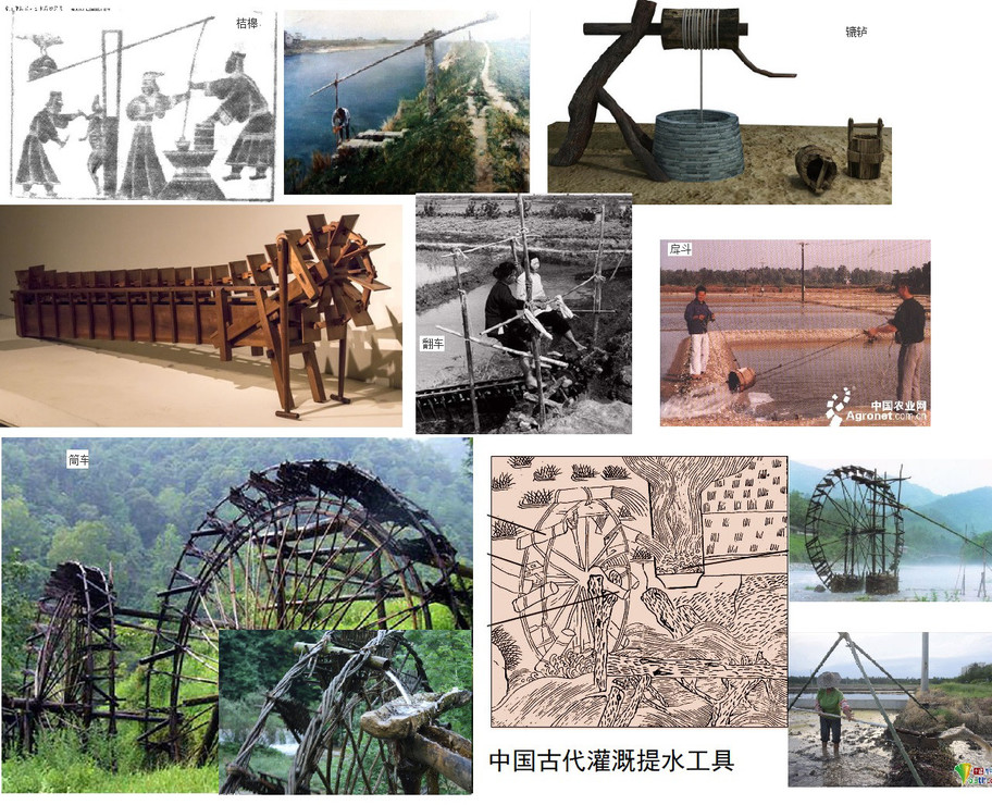古代农业灌溉,少不了取****具,这里边也是古代人民智慧的结晶.