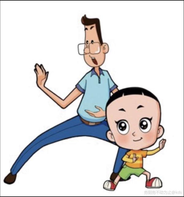 大头儿子永远都是听从小头爸爸的,tf的特征.