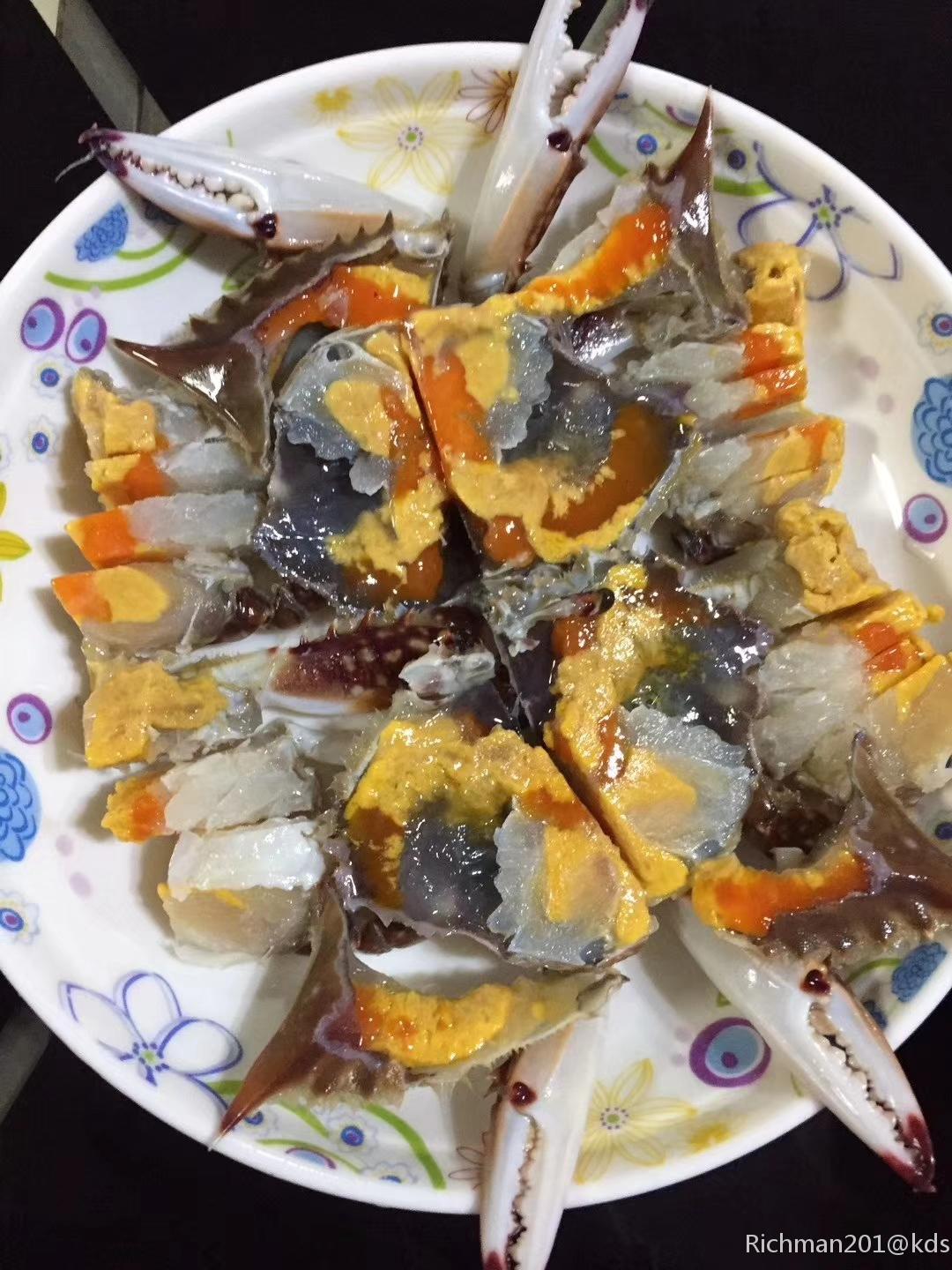 下饭神器,舟山红膏呛蟹