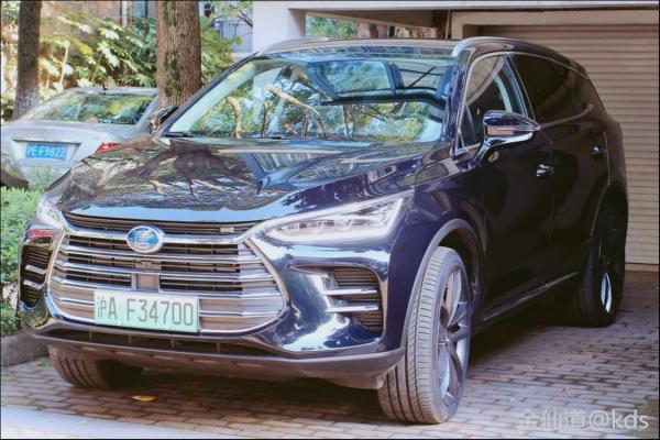 黑白双煞接力棒 比亚迪唐2018dm提车咯