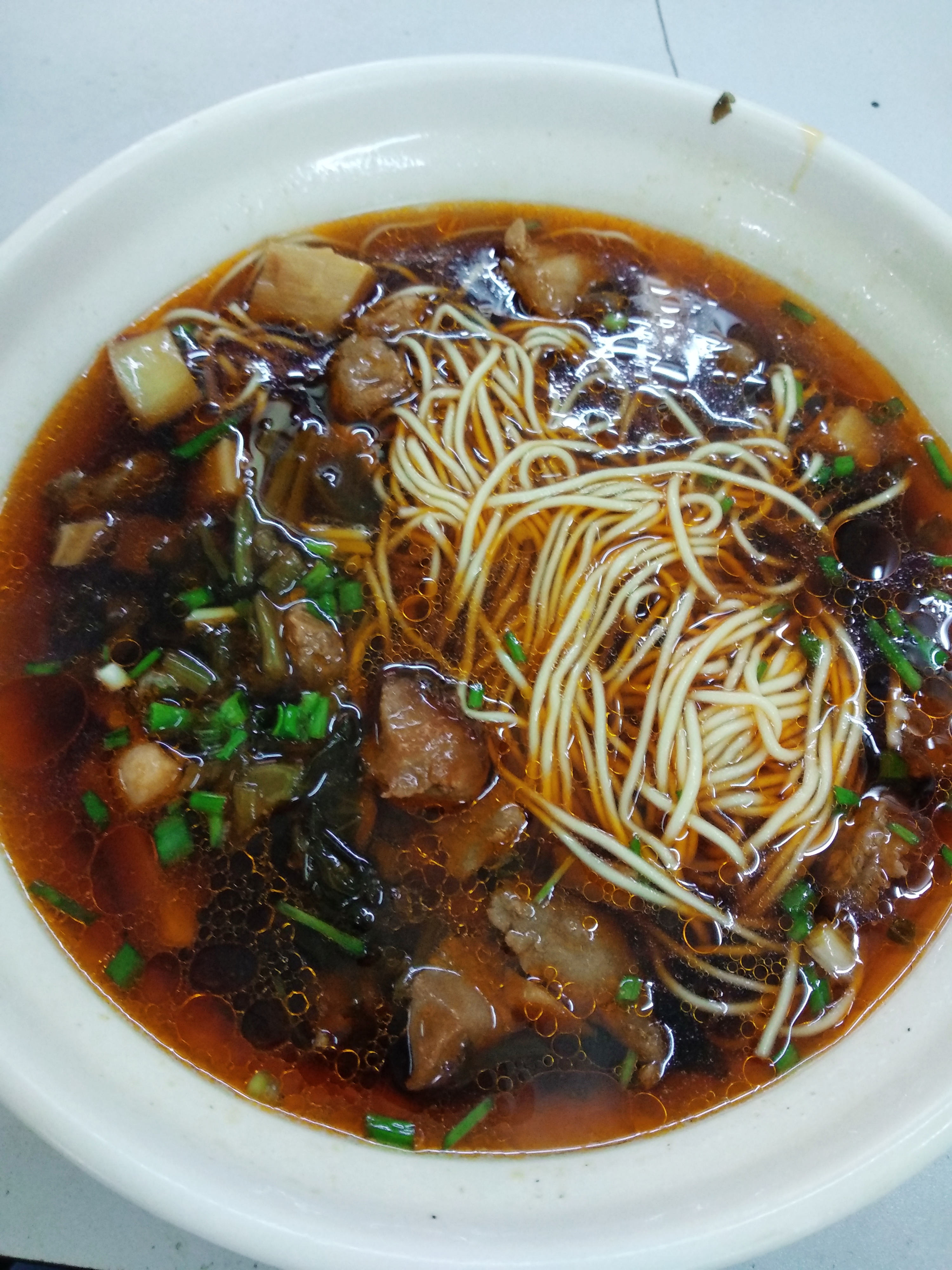 辣肉面加酱爆猪肝!