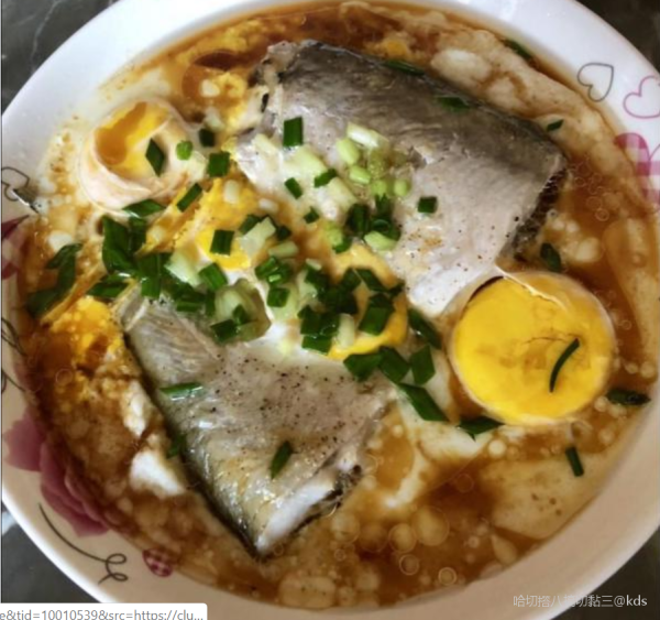 想到了以前年轻时候一直喜欢吃的咸鱼蒸蛋.