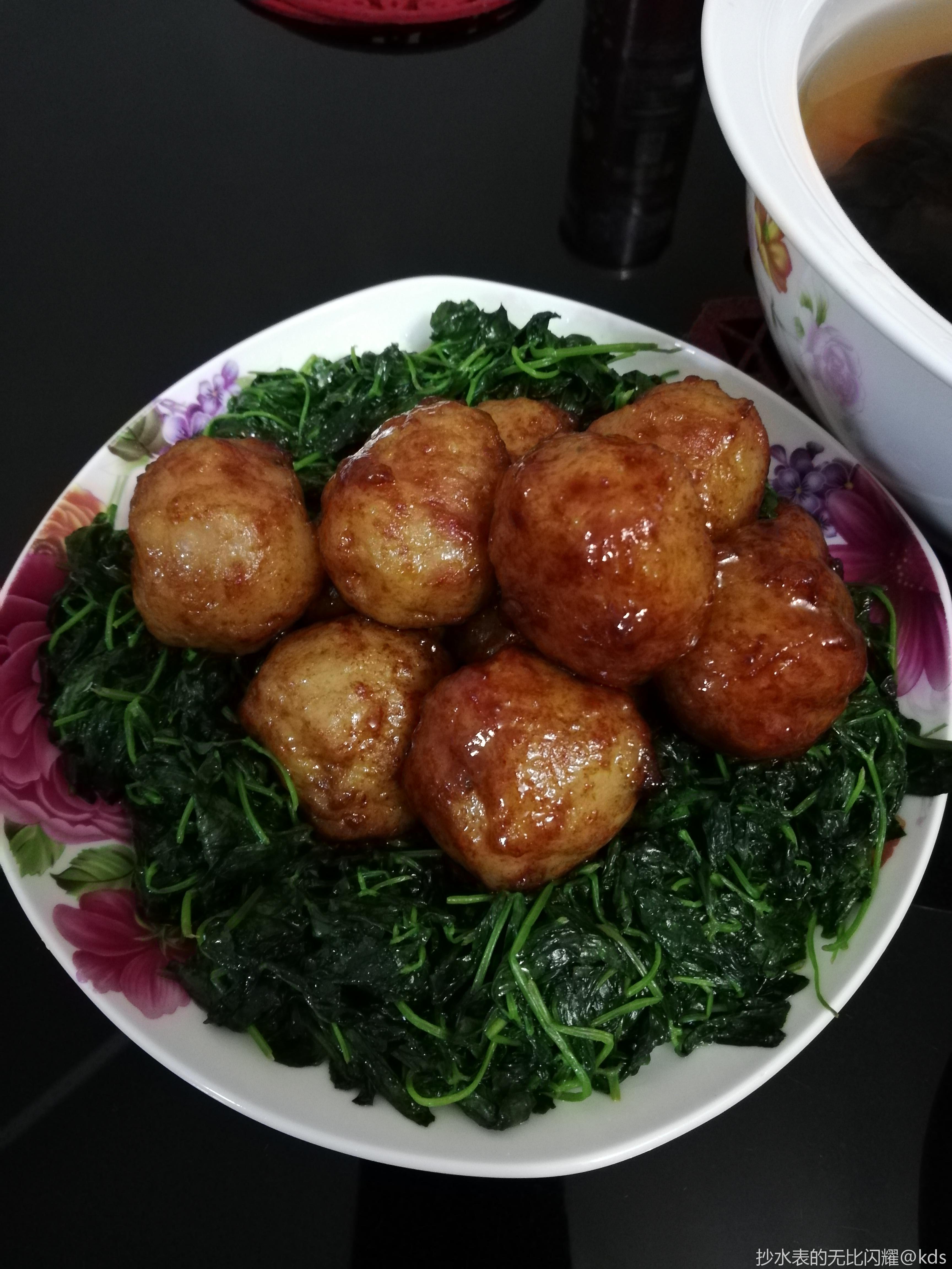 水表的晚餐(2018年11月14日)草头丸子