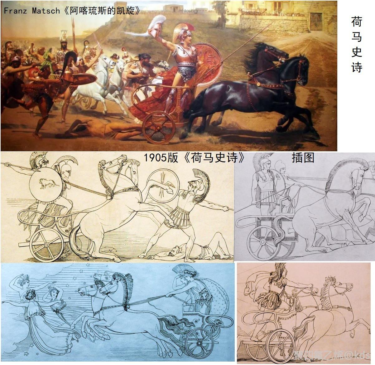 荷马史诗插图图片