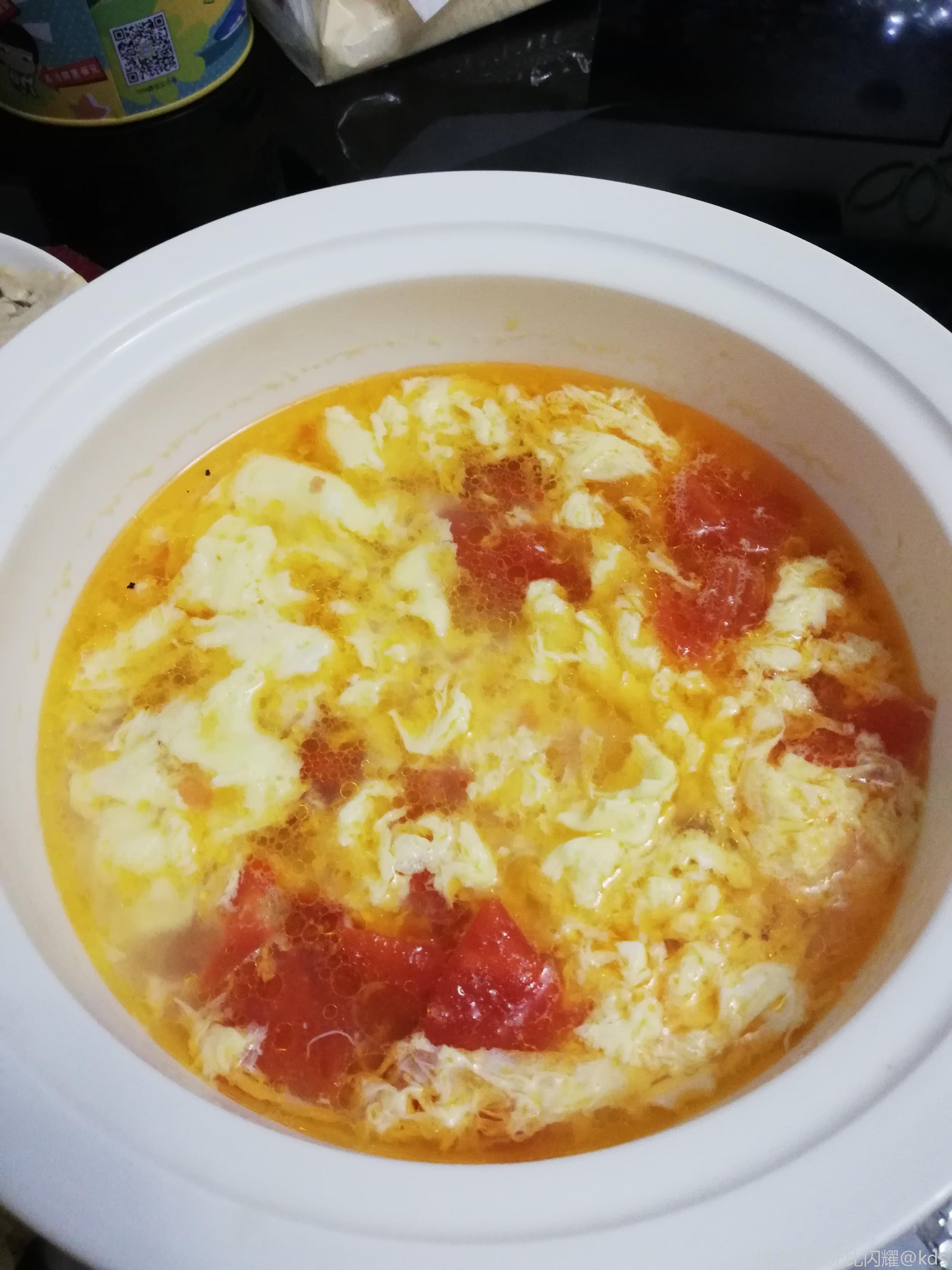 水表的晚餐(2018年12月10日)番茄鸭蛋汤