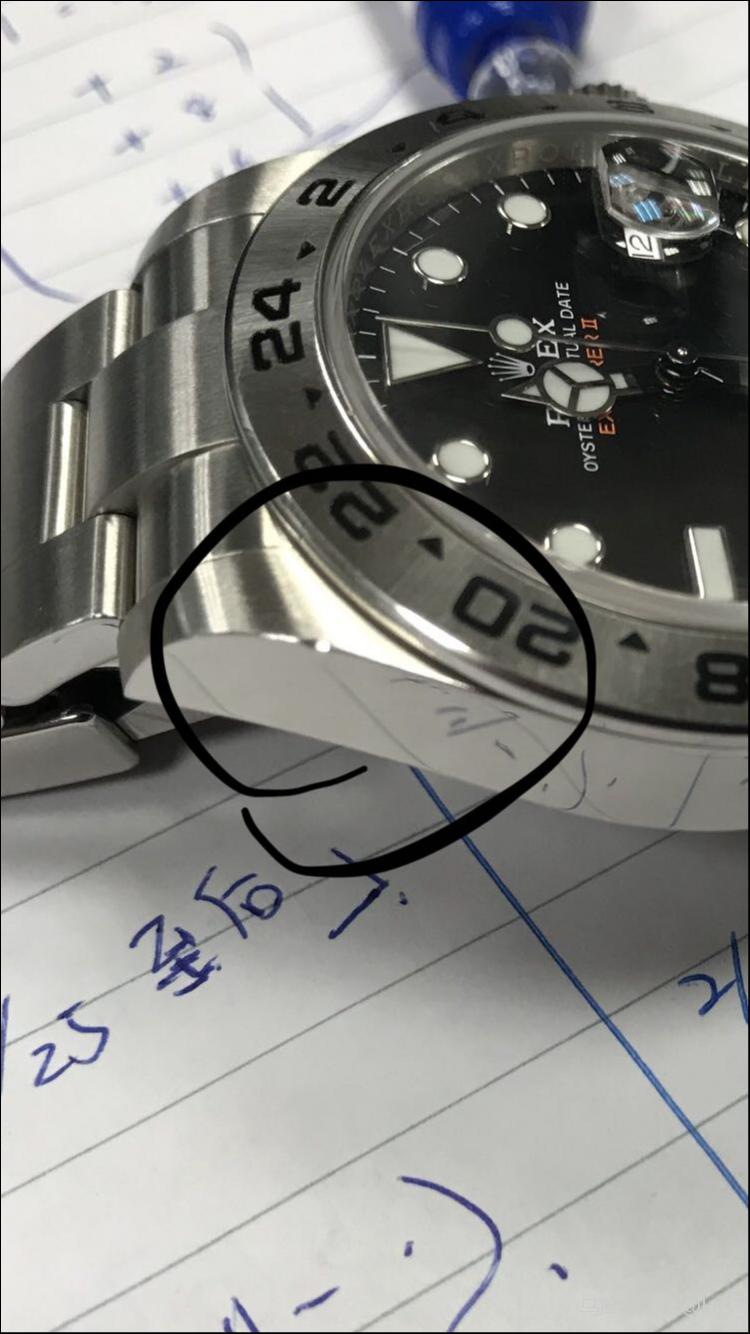 劳力士手表表腕磨痕如何处理?