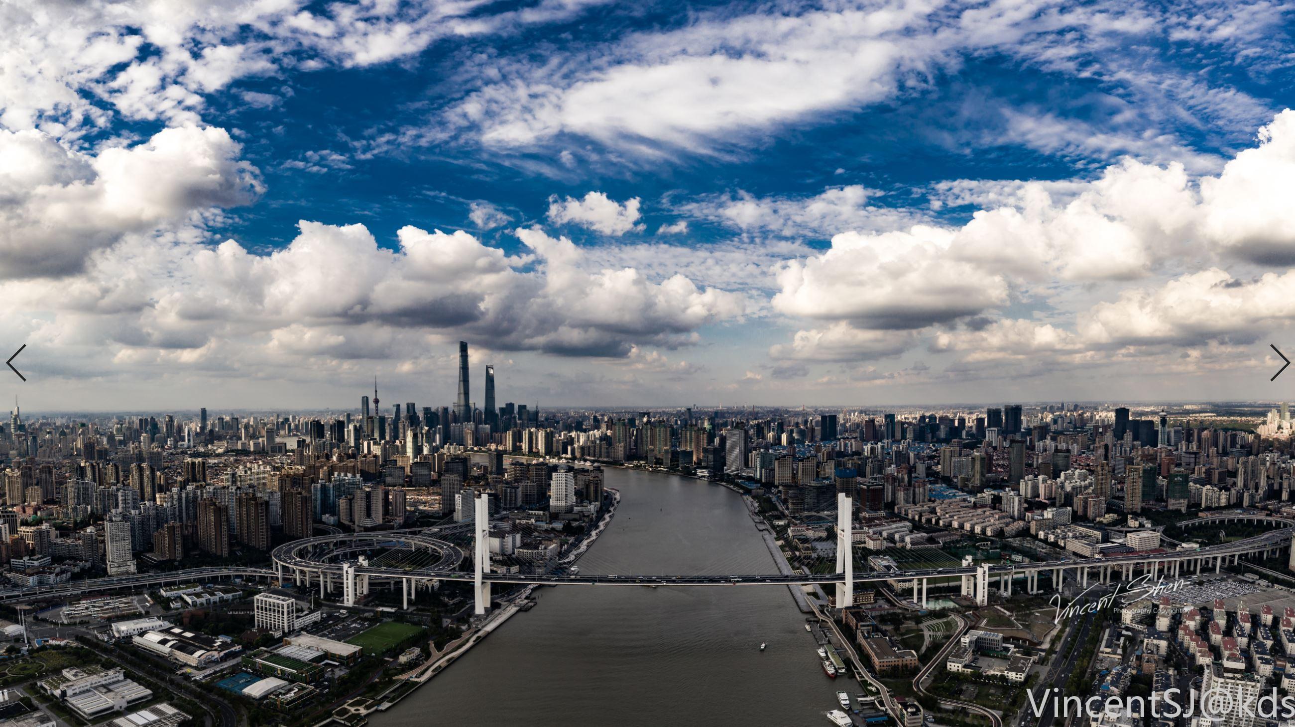 来一张白天的南浦大桥全景
