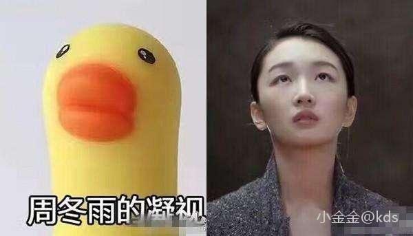 我也来一个 周冬雨和小黄鸭是不是一对