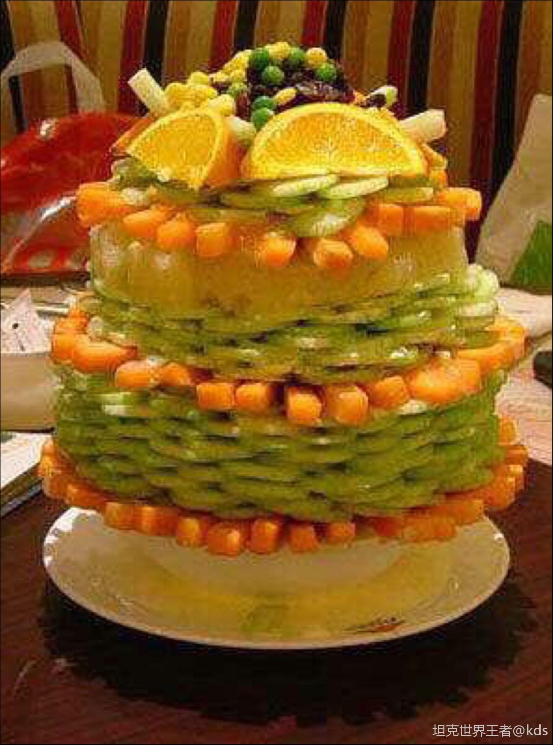 当年必胜客,自助色拉,大家堆多高?