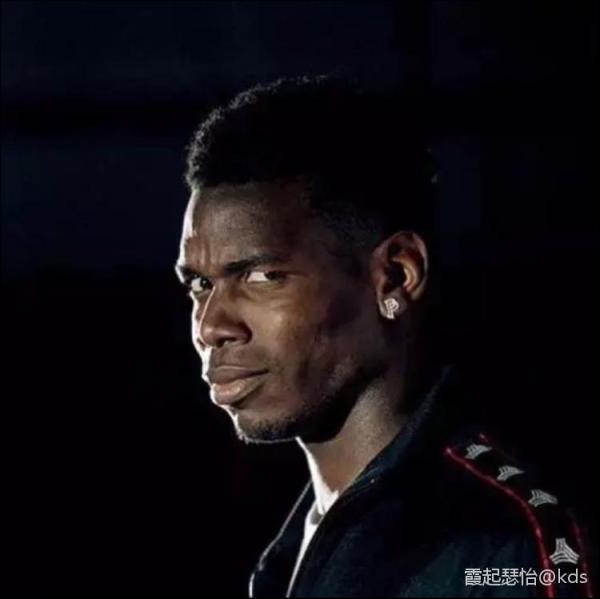 昨天梅西一条龙后的博格巴表情