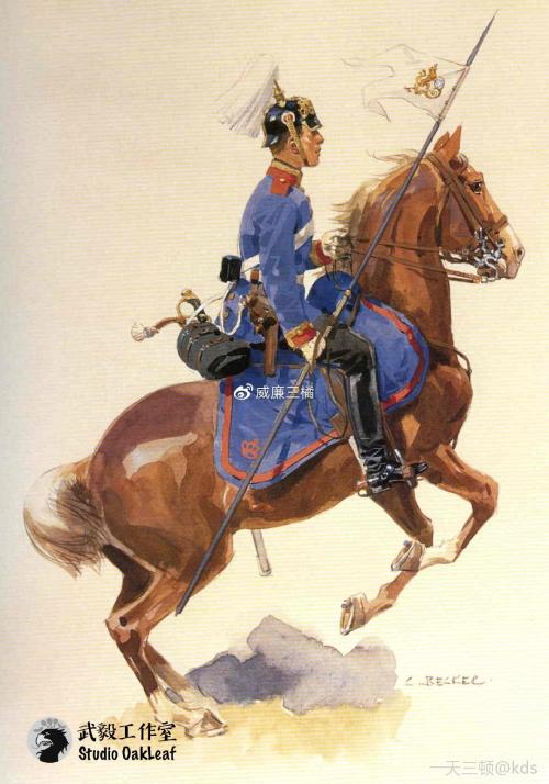 王家巴伐利亚第二"奥地利弗朗茨·斐迪南大公"重骑兵团下士 注释:该