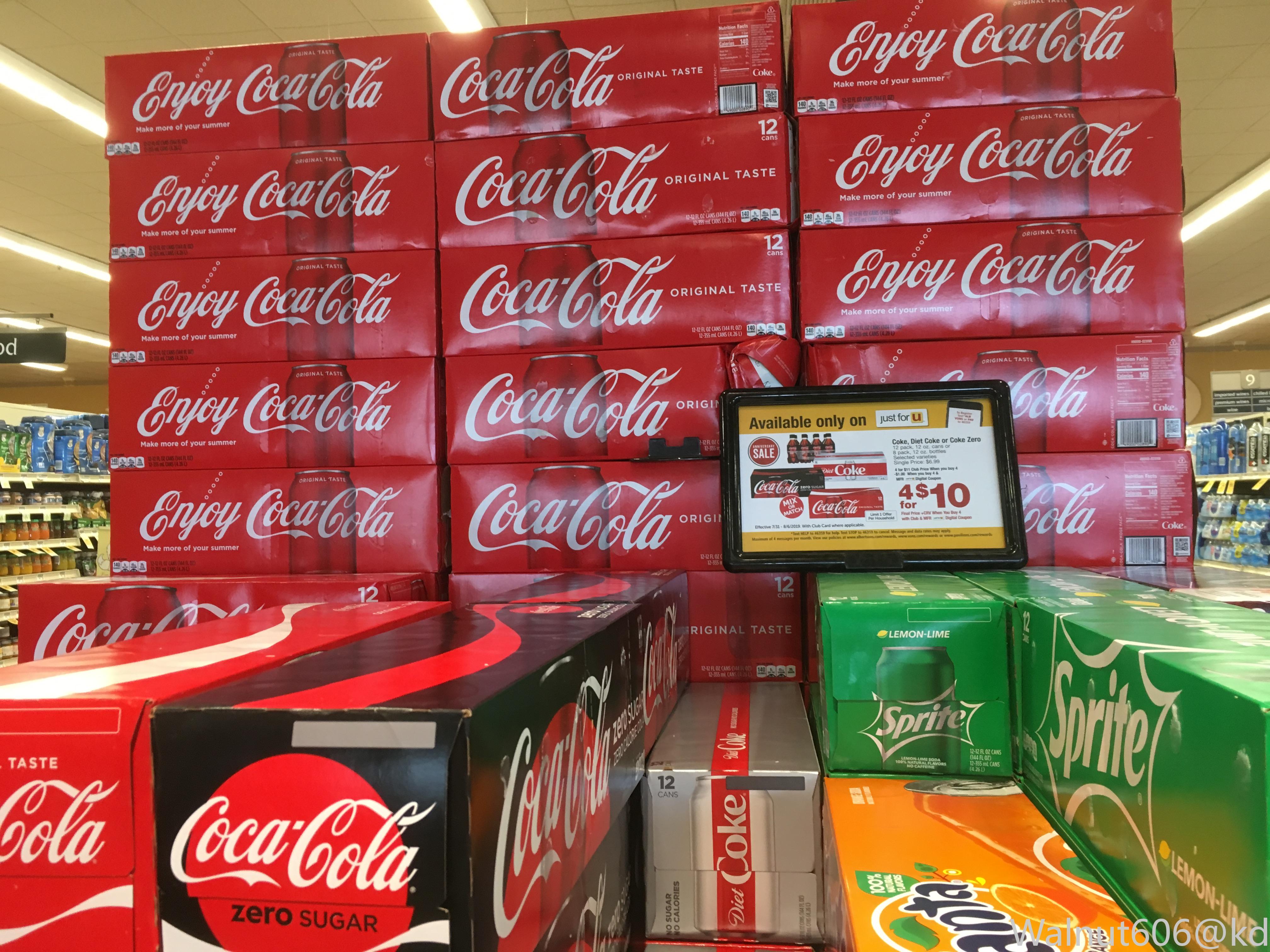 美国可口可乐超市价