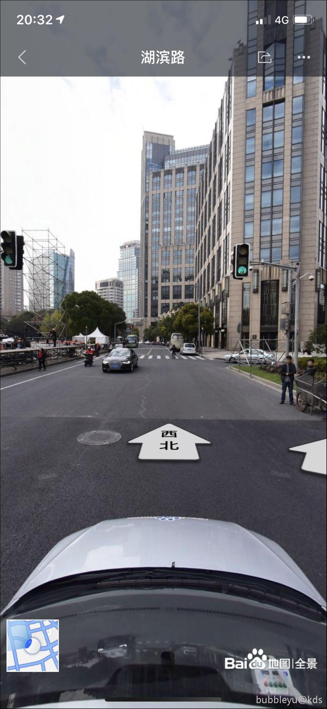 手机上的百度地图是不是看不到街景的