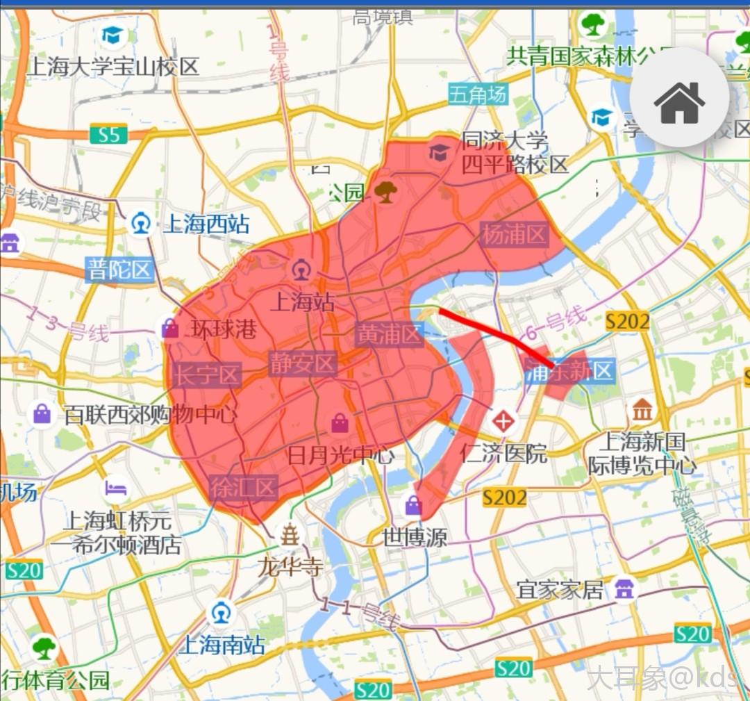上海外牌禁摩区域图片