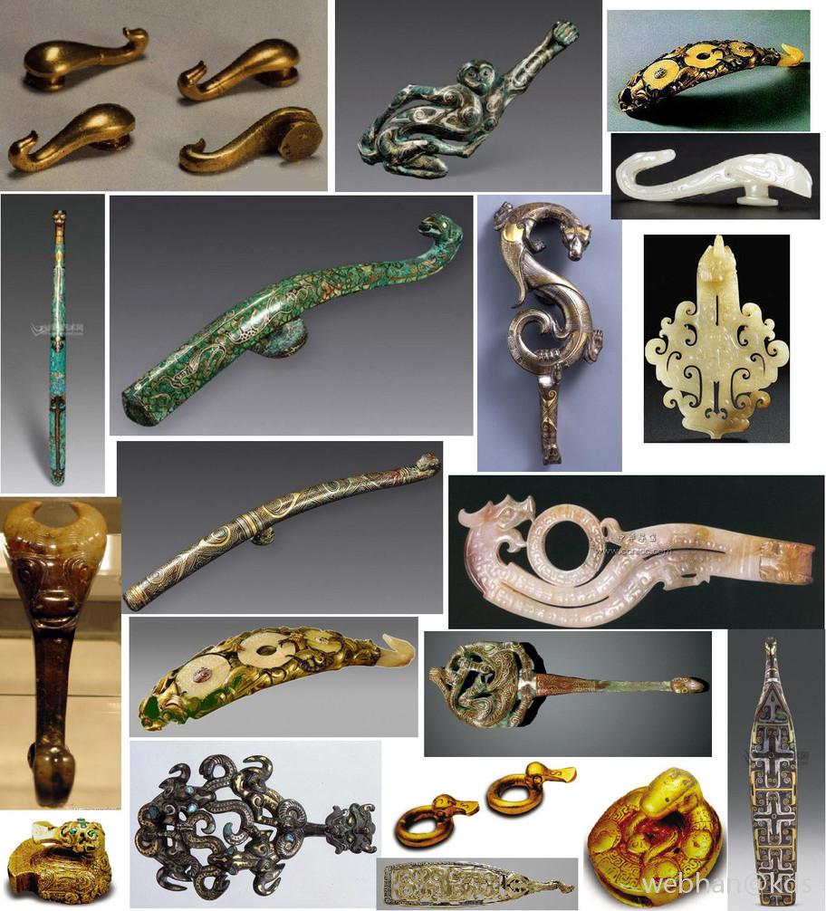 没有皮带的时候,用腰带,少不了衣带钩.