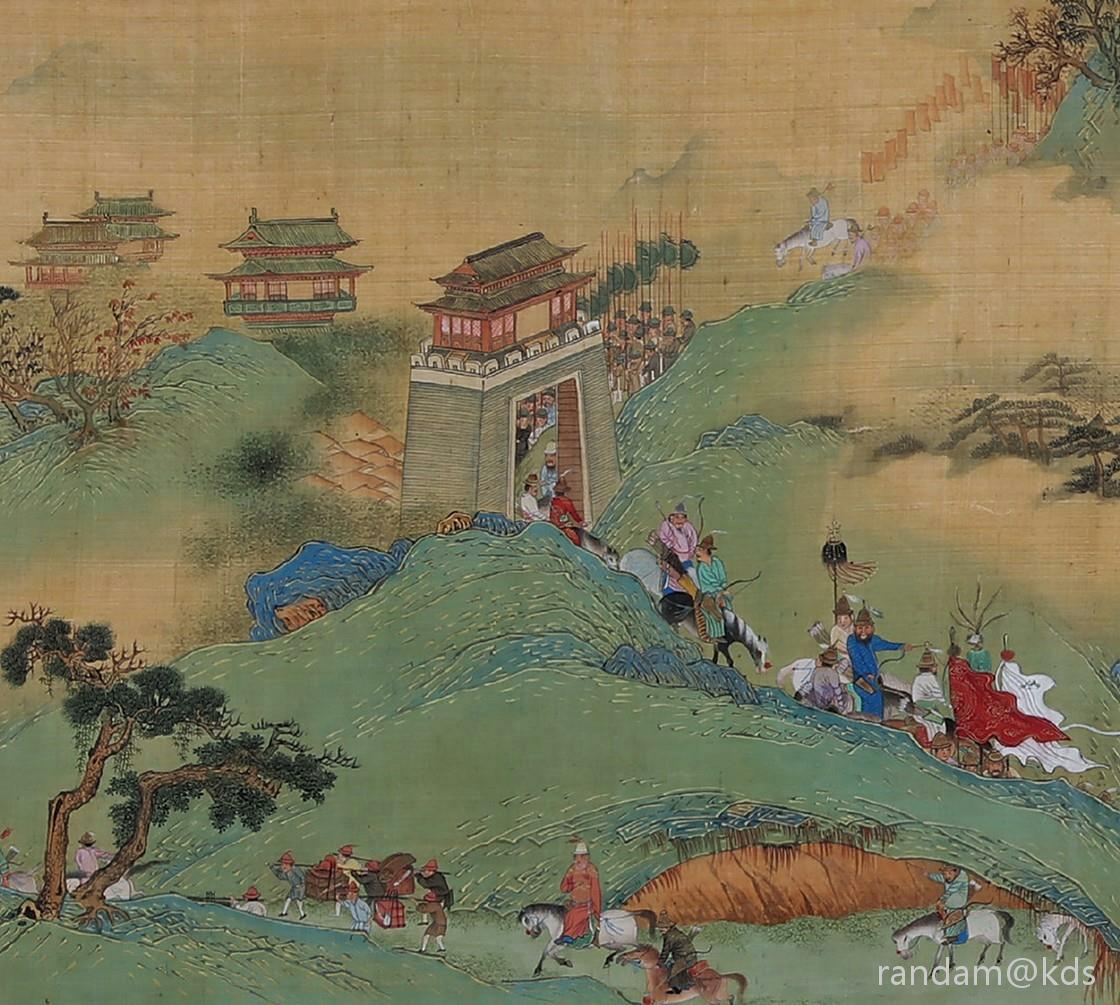 老祖宗盔甲挺好看吧!1637年左良玉出师图