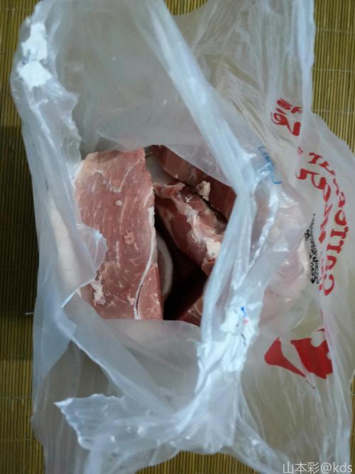 上瘾了,又买了8斤家乐福猪肉