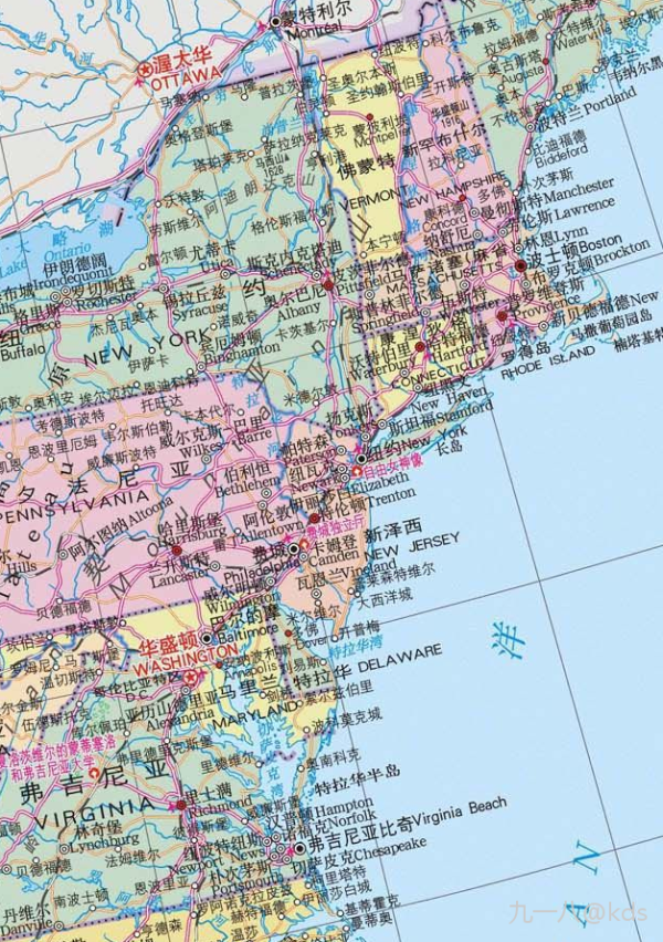 纽约离开马里兰州才多远,青岛到大连的距离.