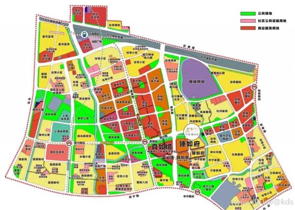 岚皋路铜川路区域规划图,等拆迁?