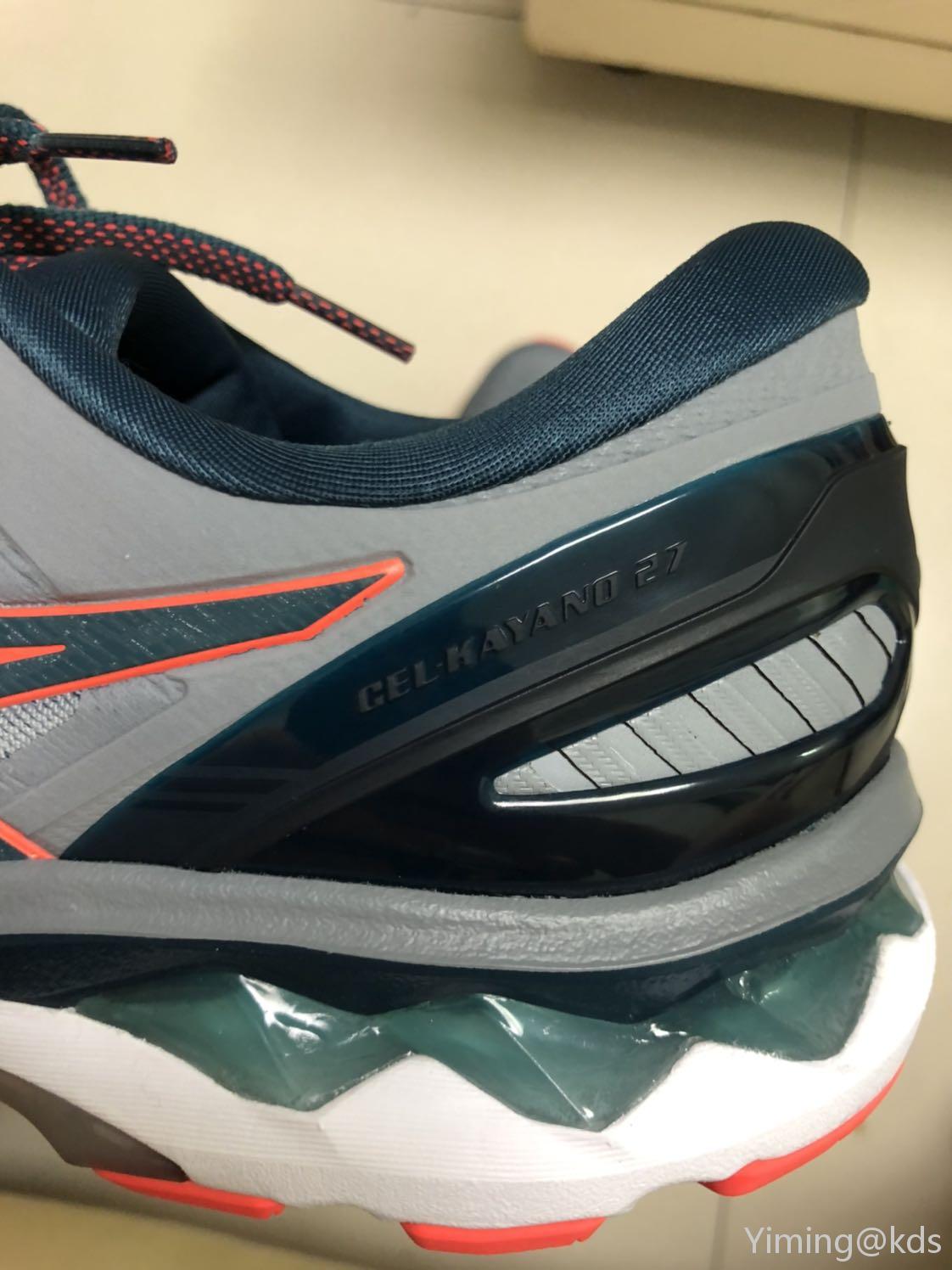 今天买了双asics kayano27的鞋