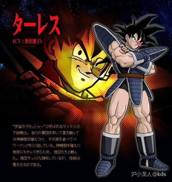 我对赛亚人下级战士达列斯的造型很喜欢