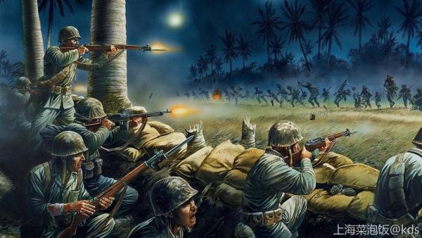 贴一些二战彩色油画