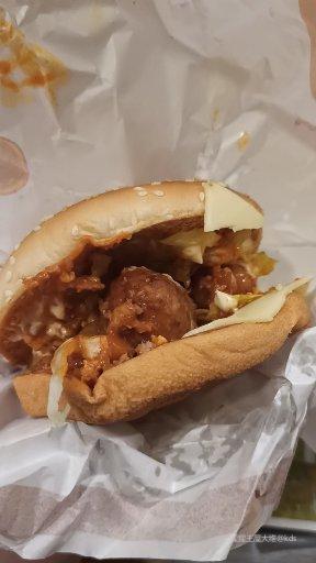 金拱门新品丸子汉堡