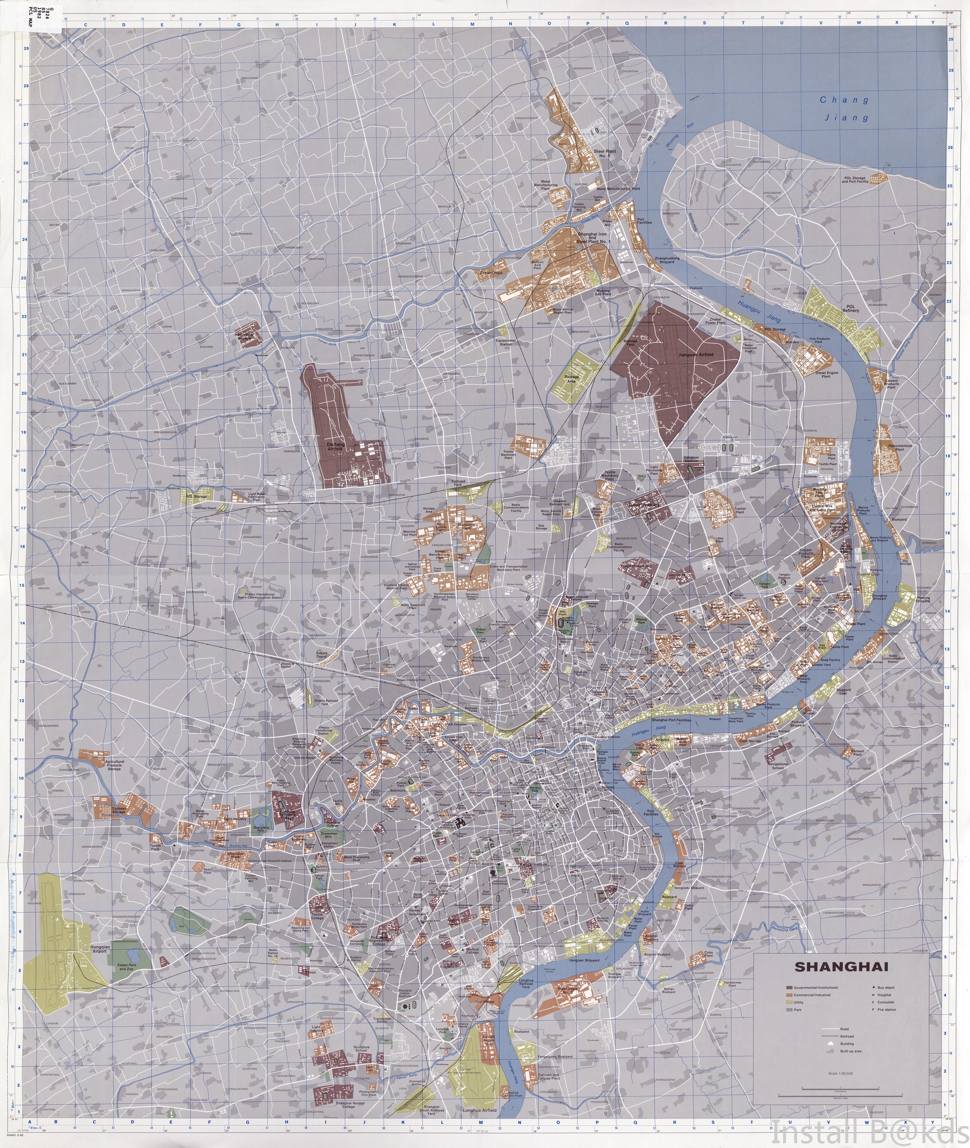 翻到老上海地图(80年代末),高大上的陆家嘴原来叫