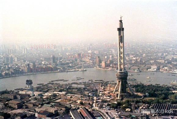 俯瞰上海 1995年左右.