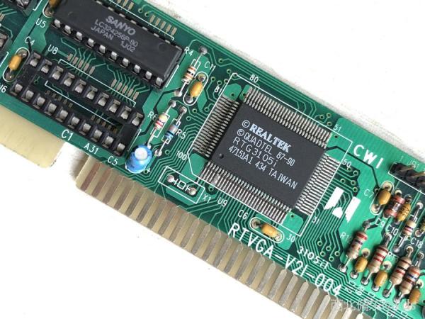 realtek 3105 isa显卡 512k显存 不能显示真彩色