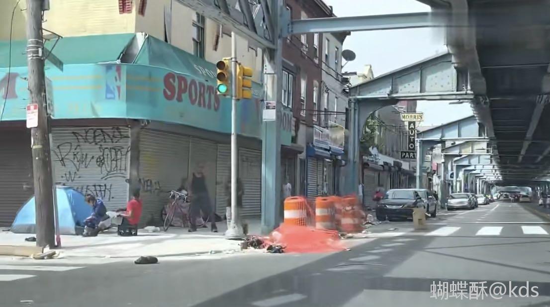 omg,美国费城那么脏乱差,太吓人了