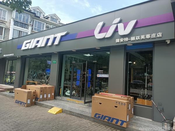 捷安特自行车店居然还没倒闭神奇的