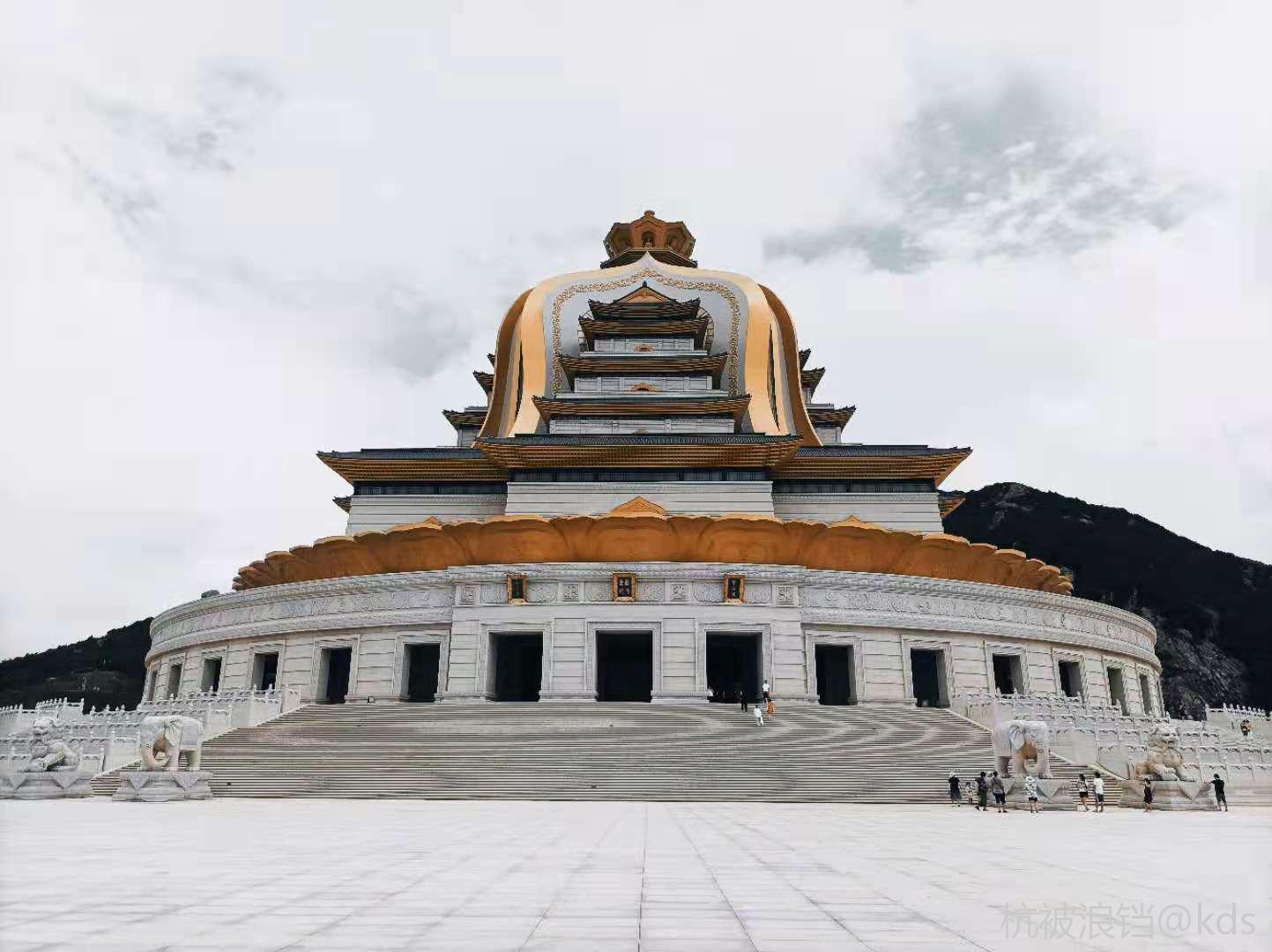 趁天气好去了一次 舟山观音圣坛法界 好宏伟啊