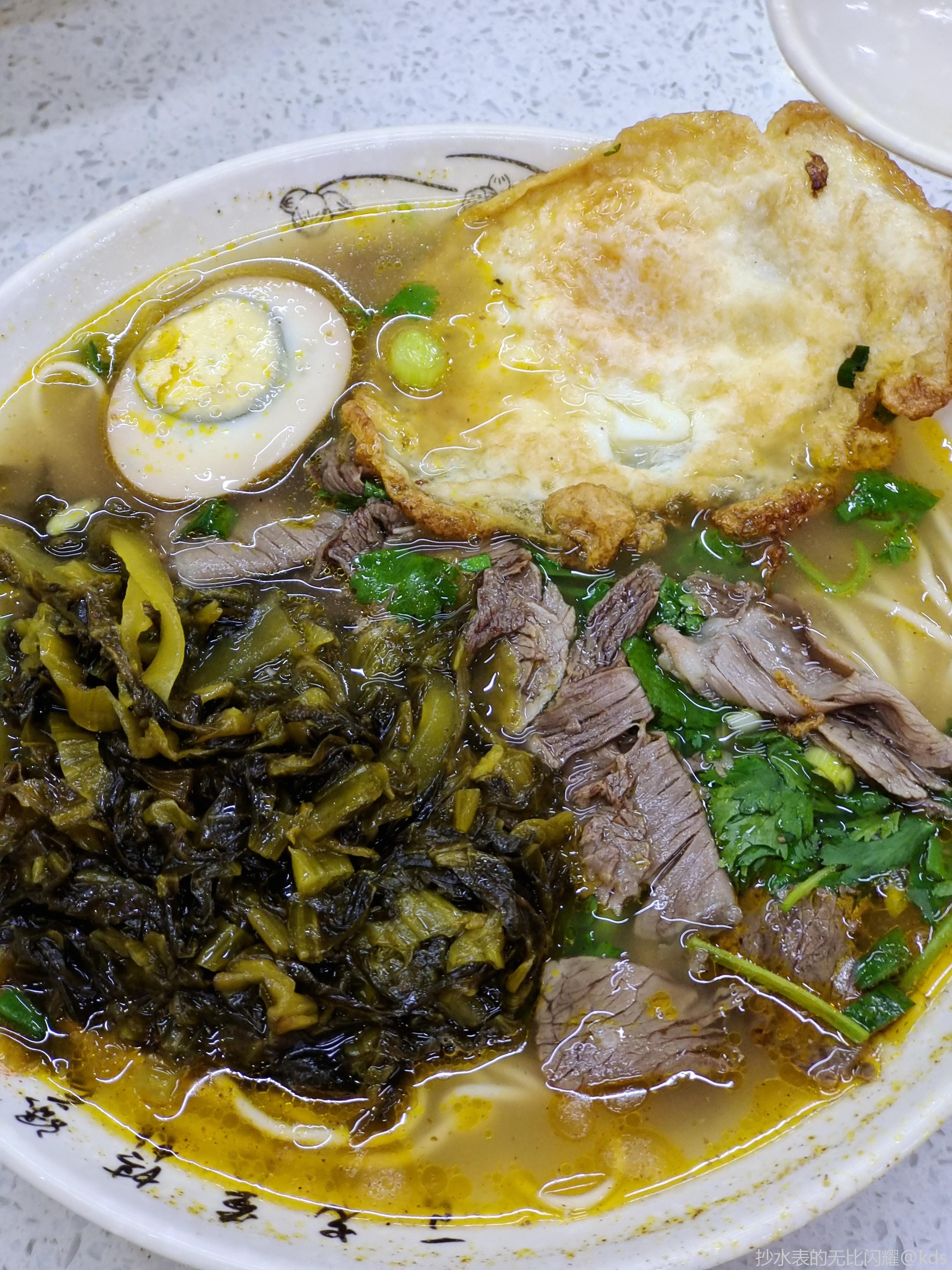 晚饭牛肉面 大蒜头