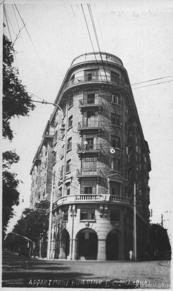 上海 1930年,福开森路,霞飞路口诺曼底公寓