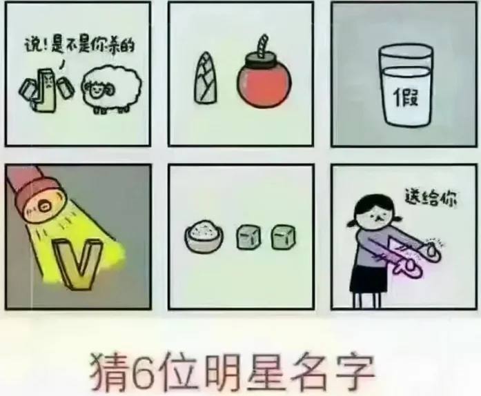 明星名字题目图片