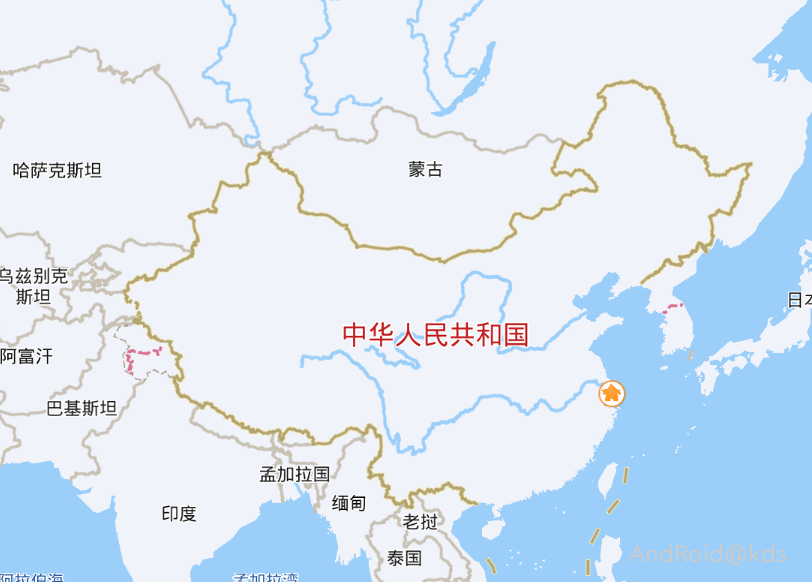 中国边境地图高清版图片